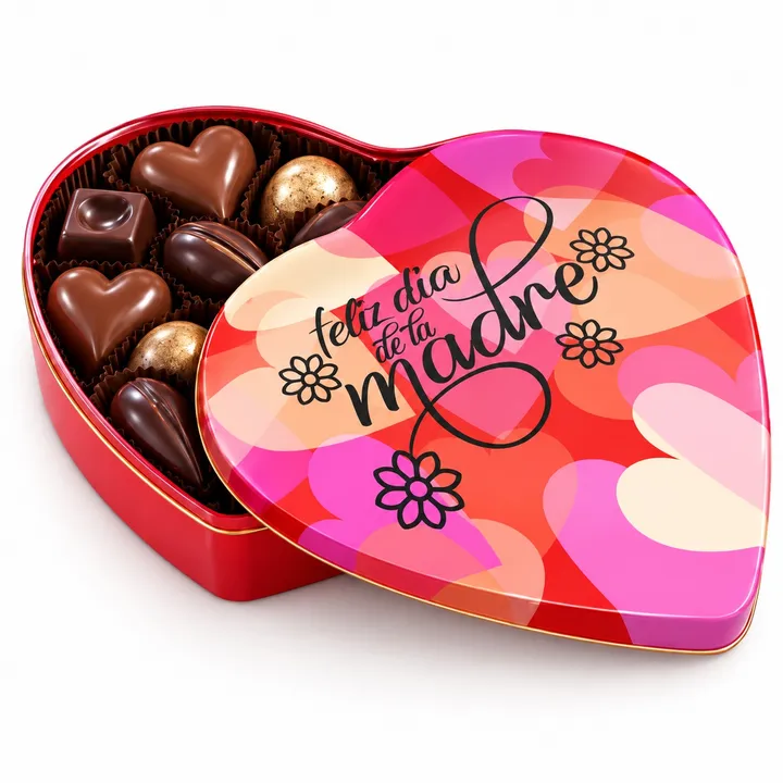 Caja de Bombones Selección Especial «Feliz Día de la Madre» – Edición Corazón — imagen principal