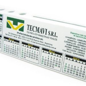 Calendarios carpita plástica