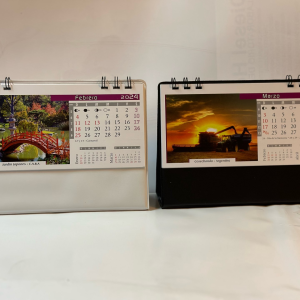 Calendarios Anillados con tela vinilica