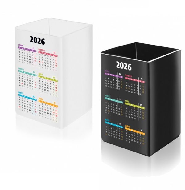 Calendario de Escritorio Cubo/Portalápices - Imagen 2